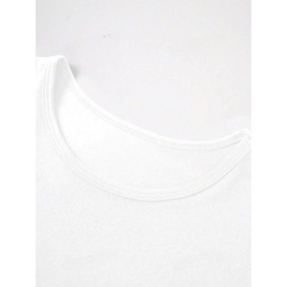 Short, slim-fit crew neck T-shirt