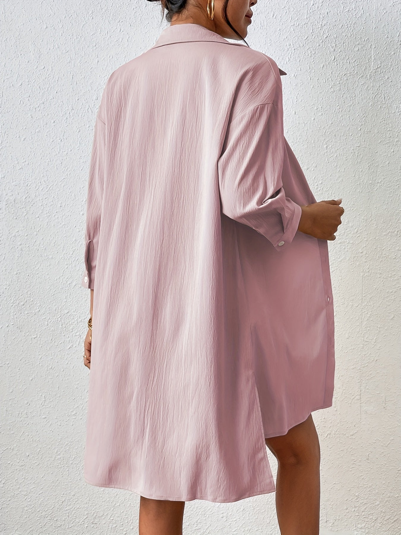 Knäppbar skjorta och shorts med resår i midjan