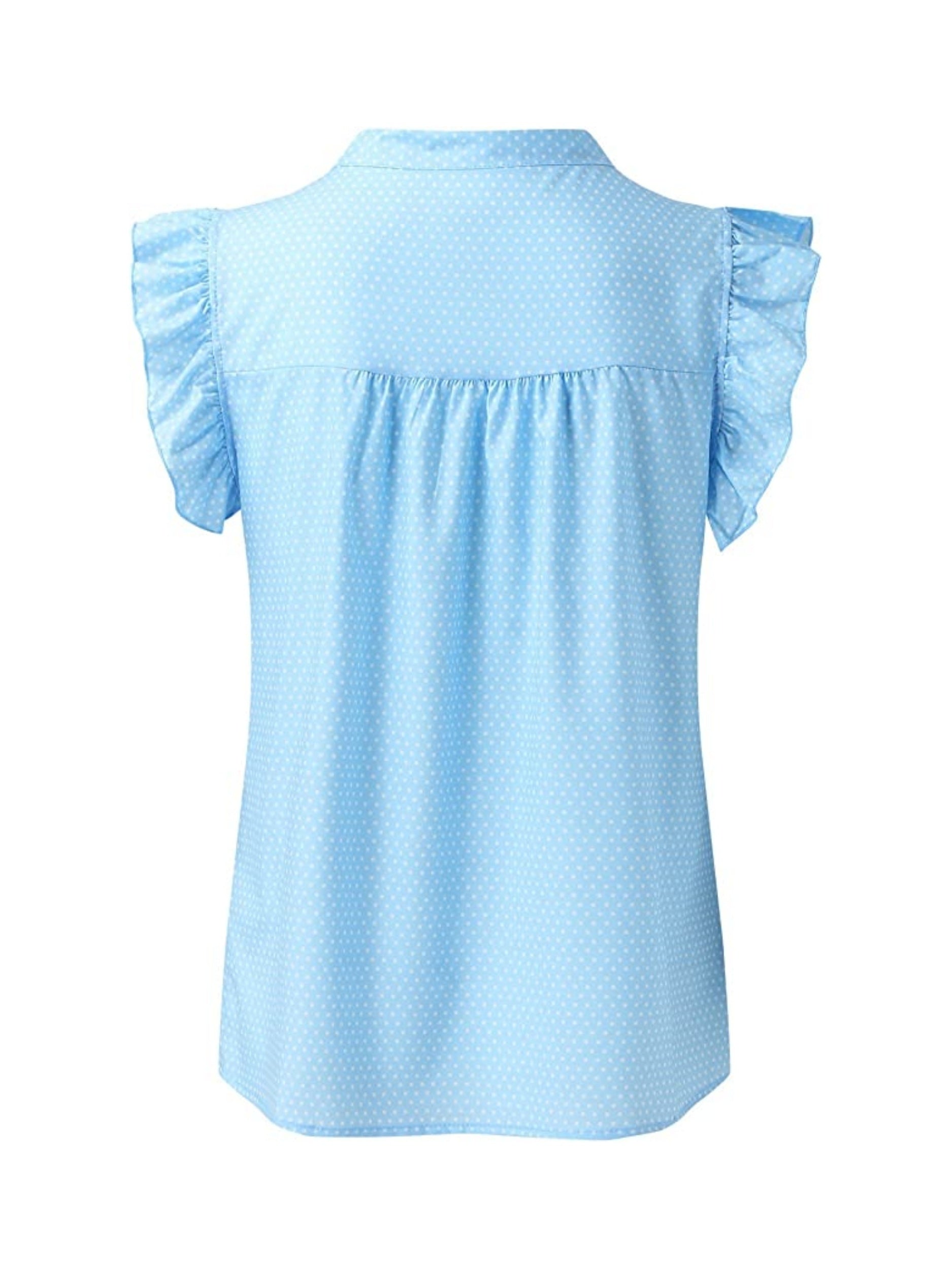 T-tröja med rosett och prickar