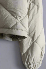 Lattice kort bomull vadderadJacka