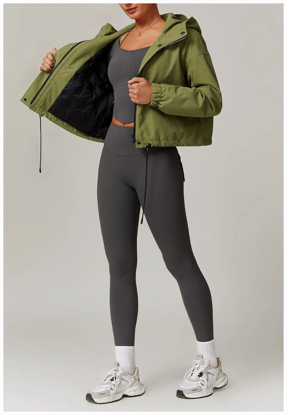 Varm och bekväm jacka med smal passform