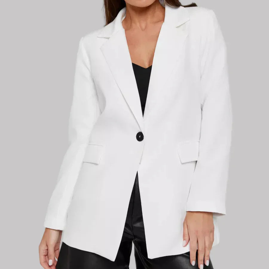 Oversized single-breasted jacket