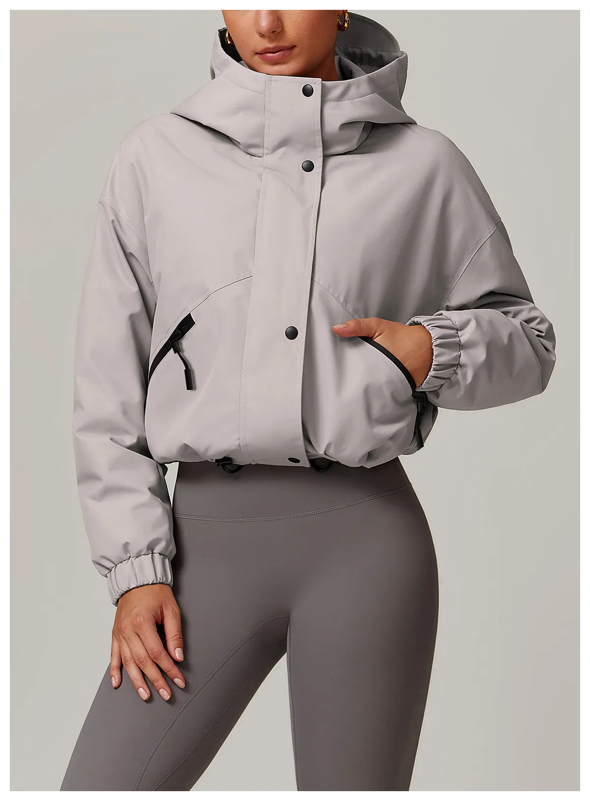 Varm och bekväm jacka med smal passform