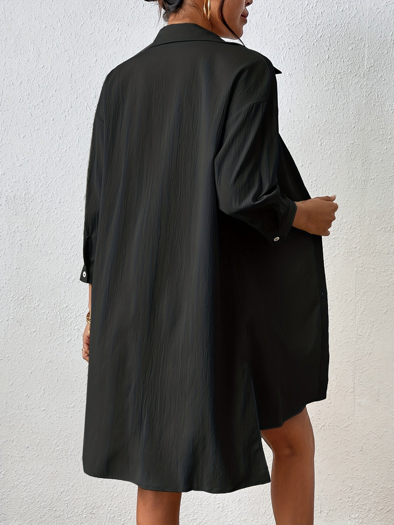 Knäppbar skjorta och shorts med resår i midjan