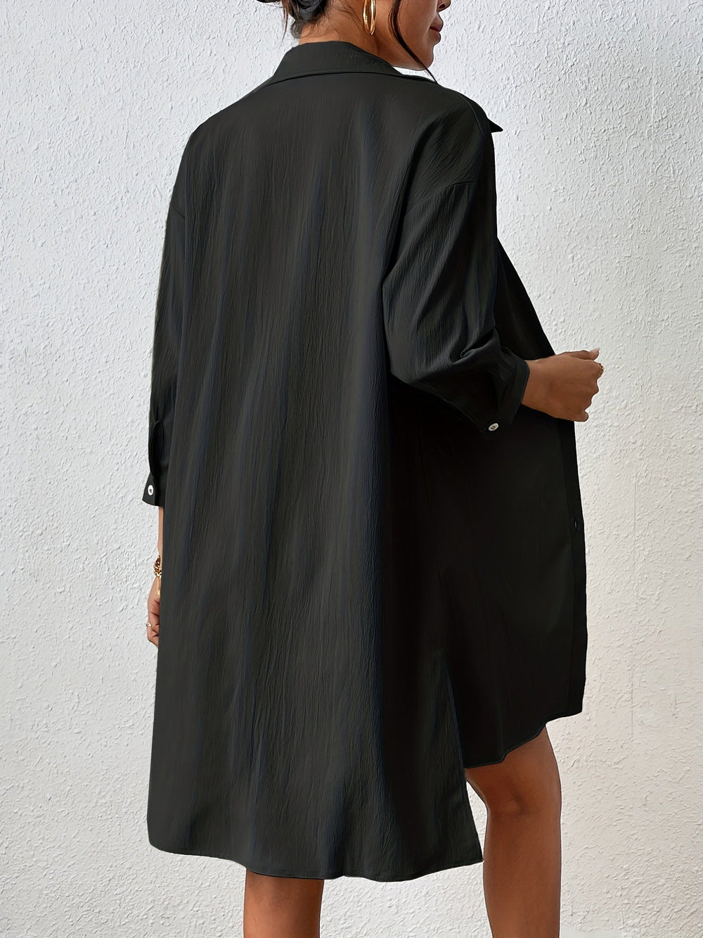 Knäppbar skjorta och shorts med resår i midjan