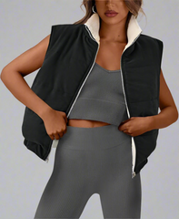 Varm väst i lammull