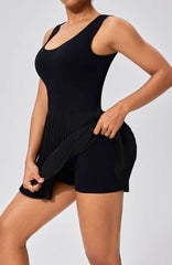 Pleated tennis dress