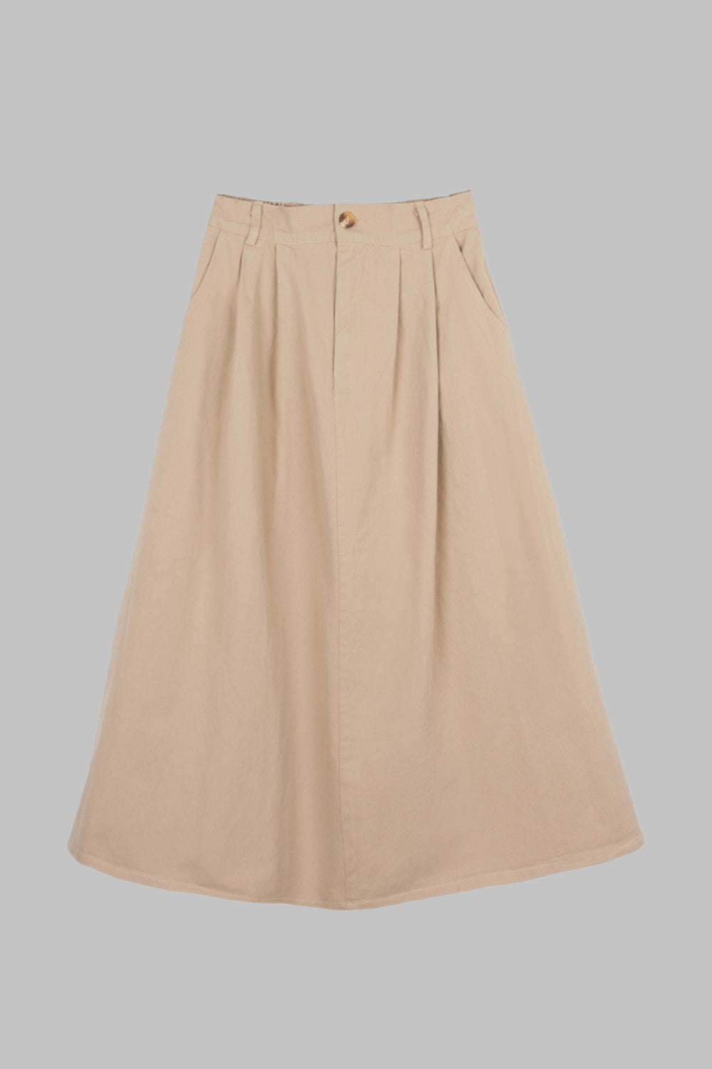A-line midi skirt