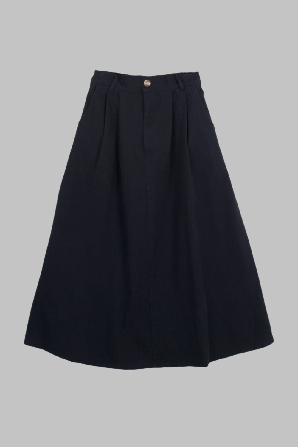 A-line midi skirt