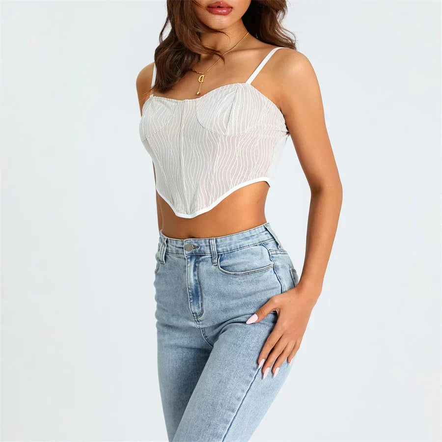 Miss korsett med dragkedja i ryggen