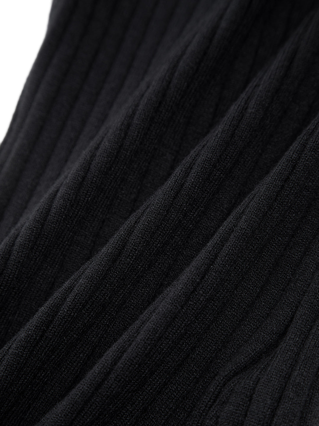 Ribbed cropped tank top with square neckline