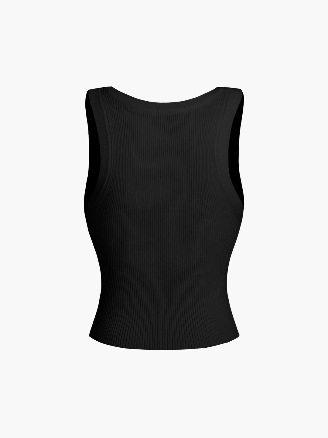 Ribbed sleeveless top