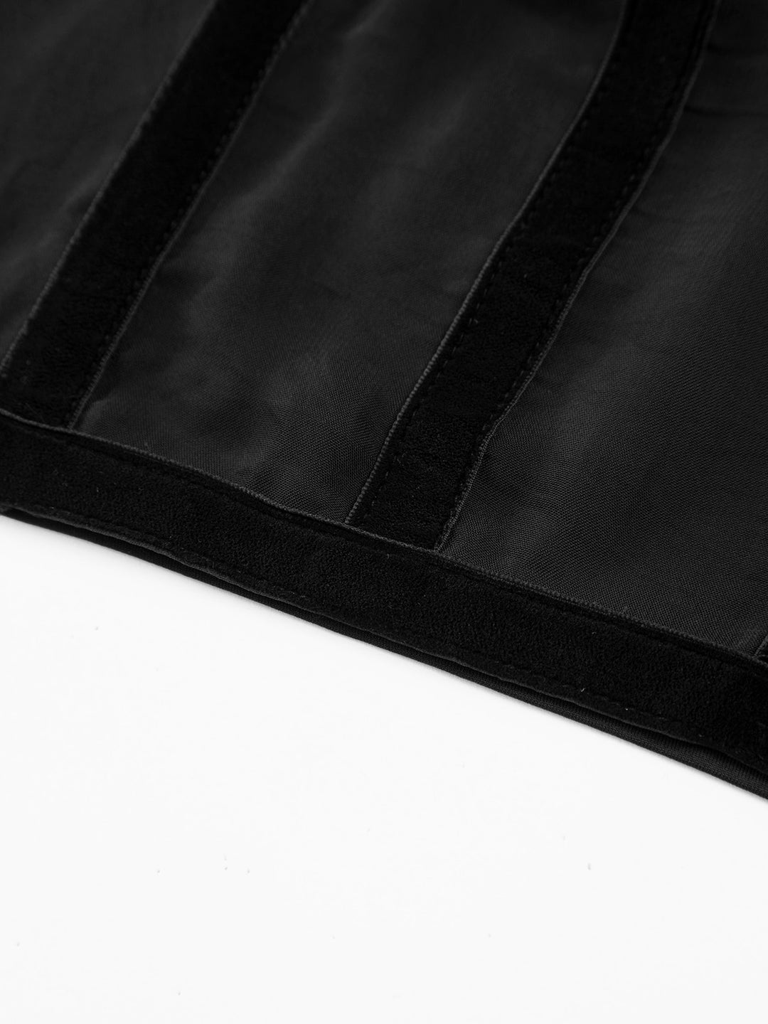 Mesh corset with bow straps on the shoulders