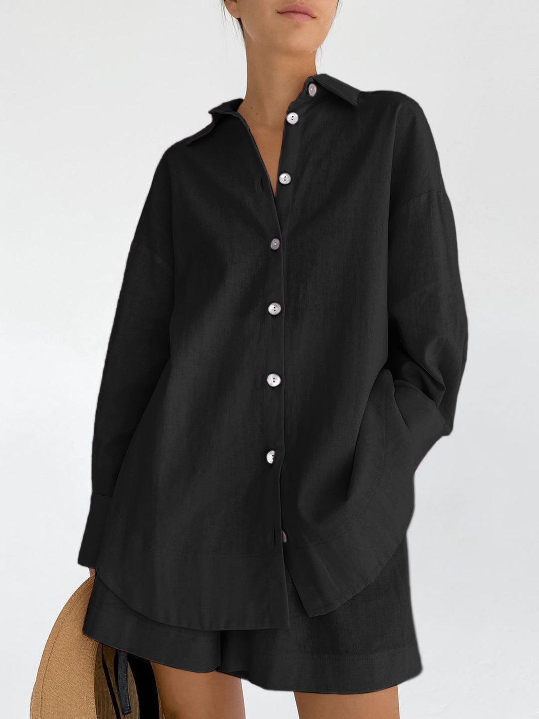 Casual shirt and shorts set