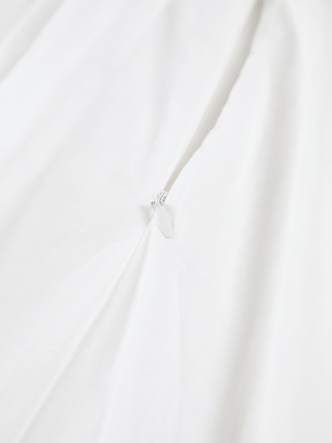 White flowing midi skirt