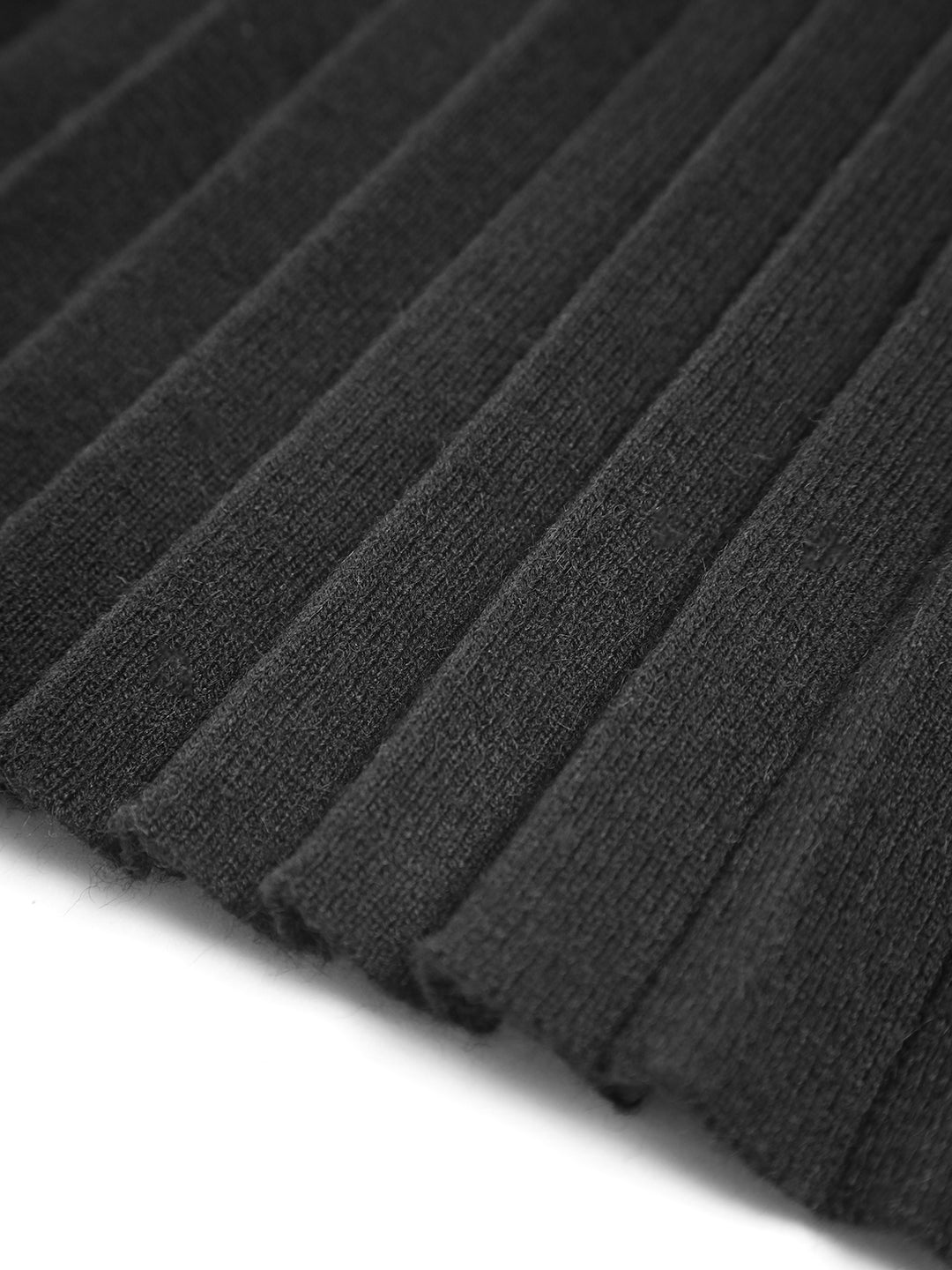 Ribbed cardigan and pleated dress set