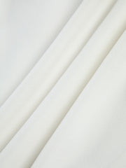 Short-sleeved asymmetric draped top