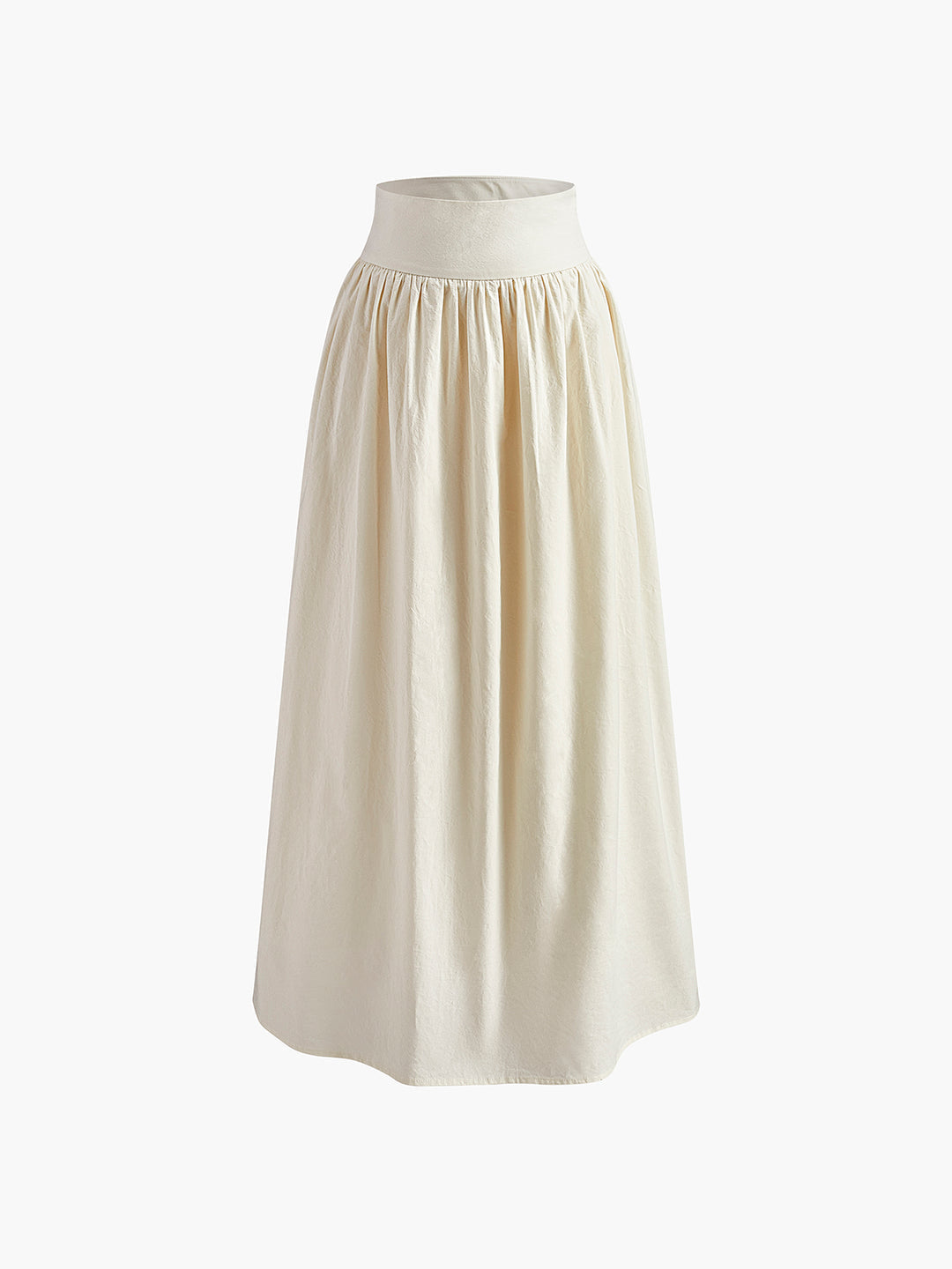 Deep V-neck top and long skirt set