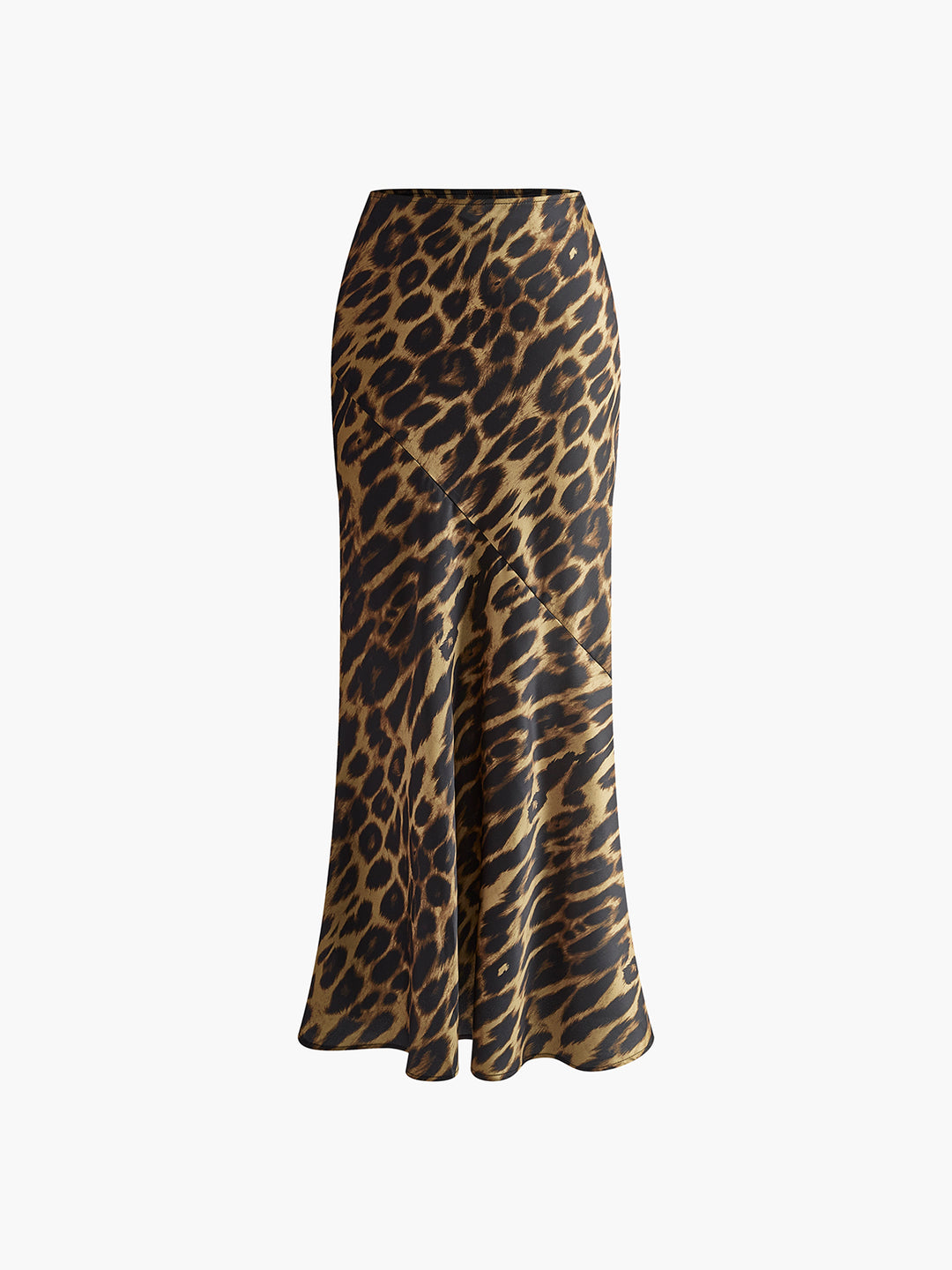 Long skirt with wild print