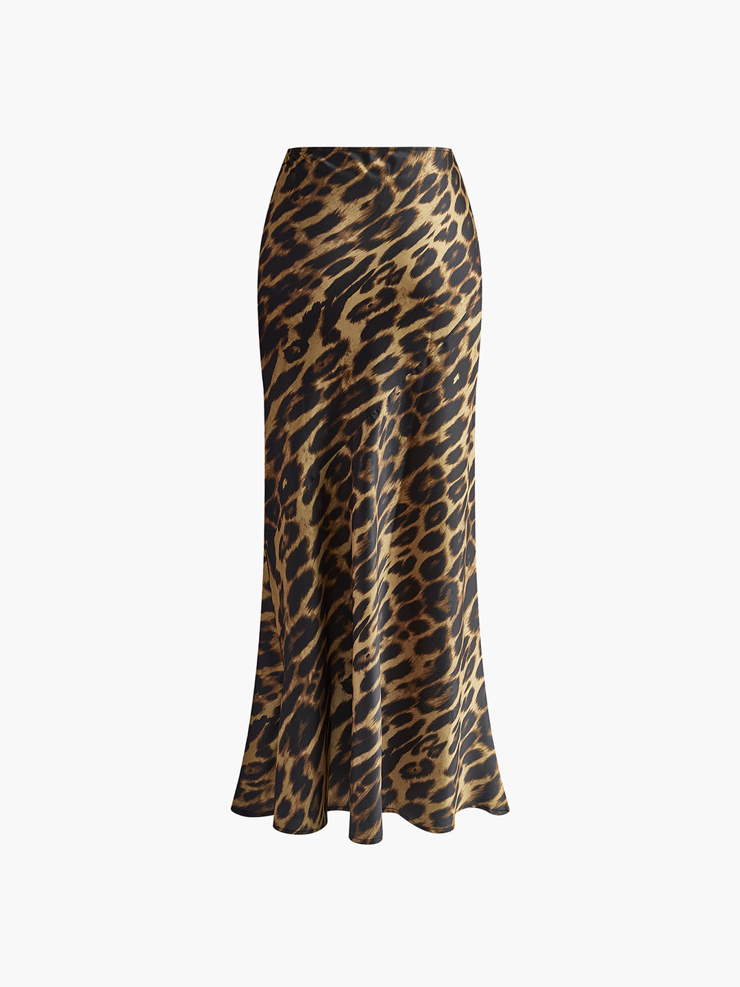 Long skirt with wild print
