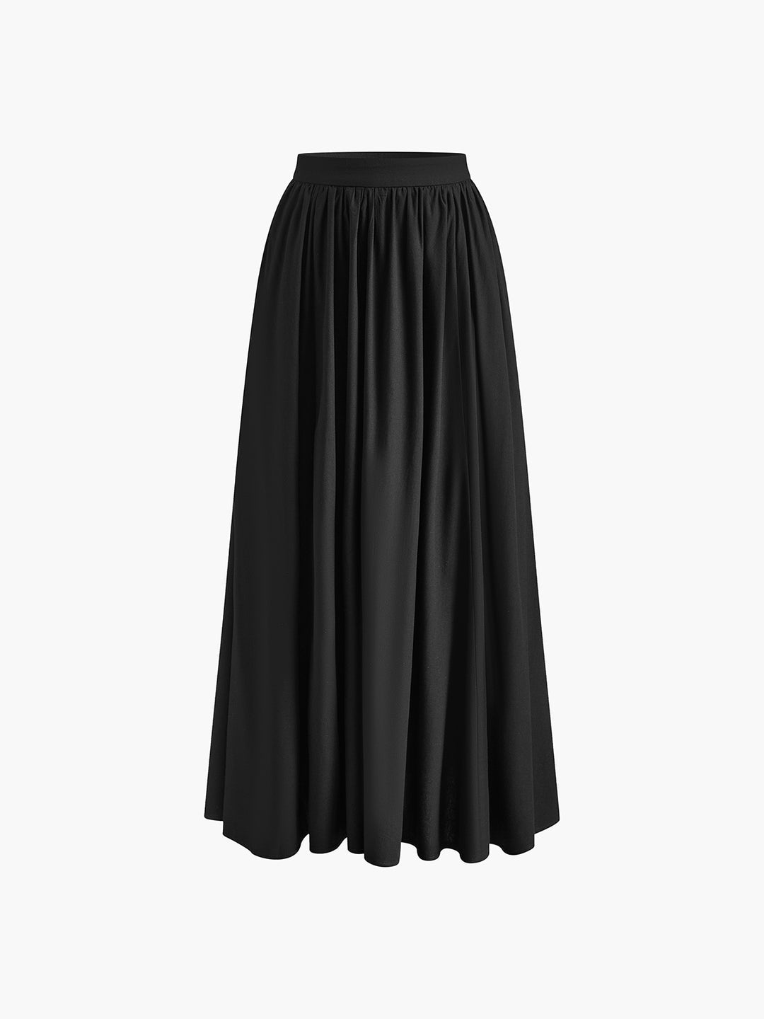 Elegant flared long skirt
