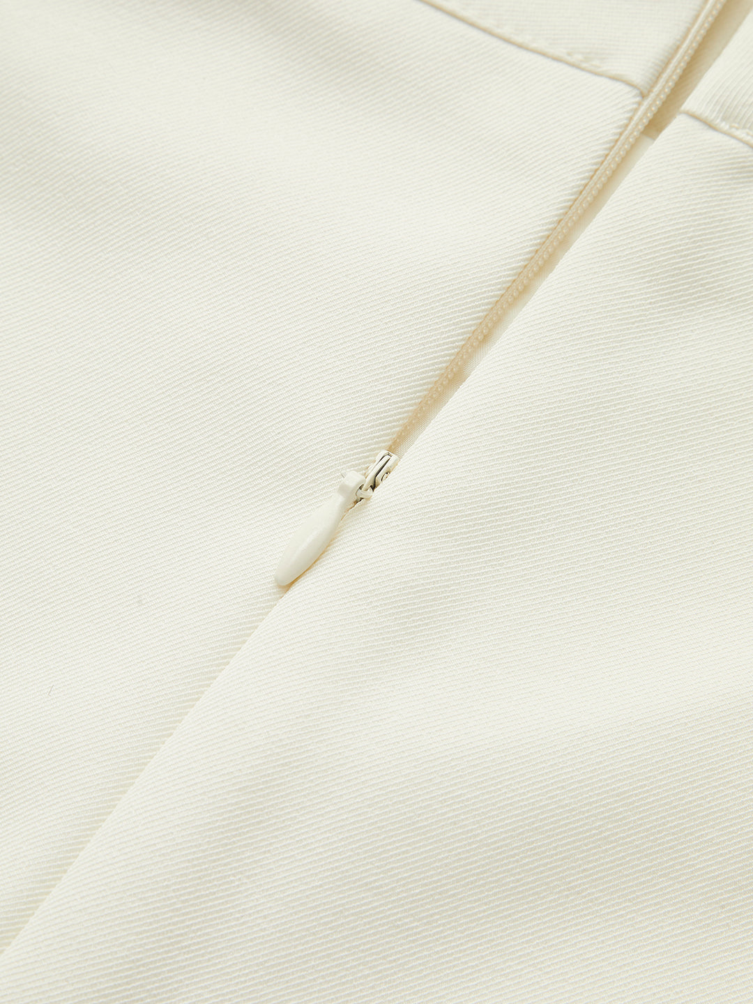 High-waisted flared mini skirt