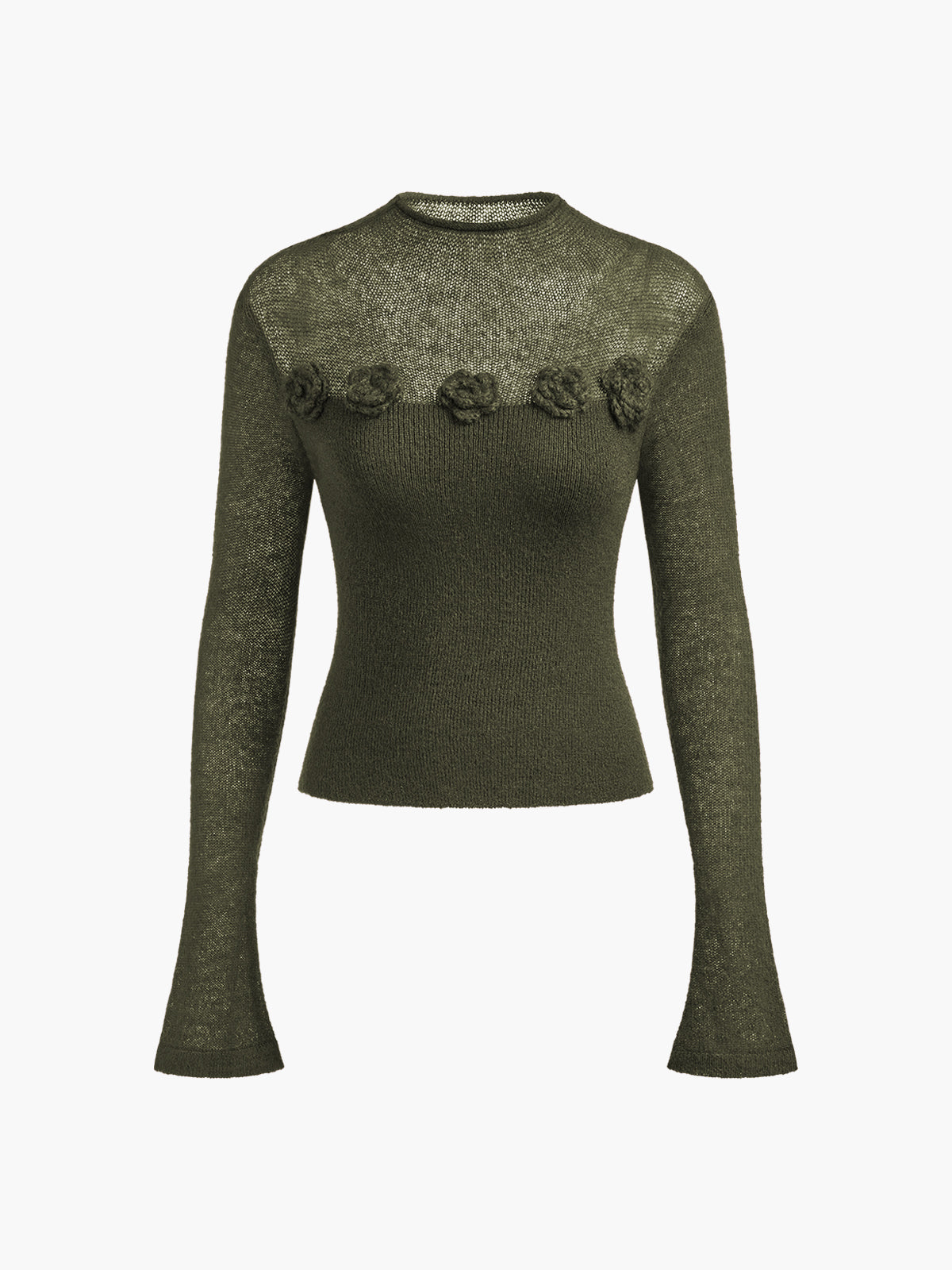 Elegance sheer knit top