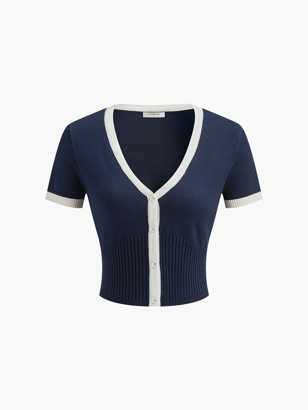 Knitted set with top and pleated skirt