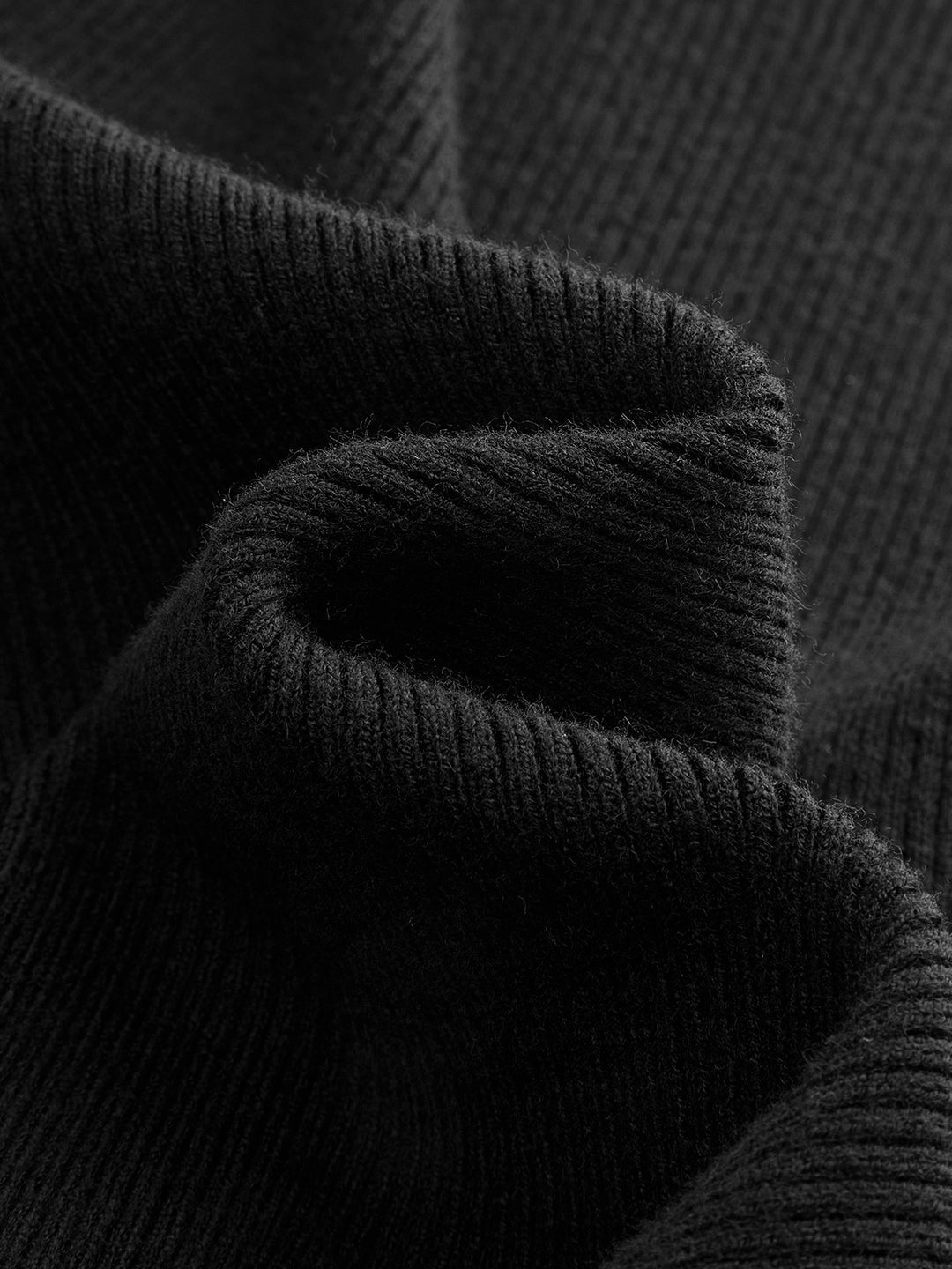 Sleeveless ribbed top with fishnet details