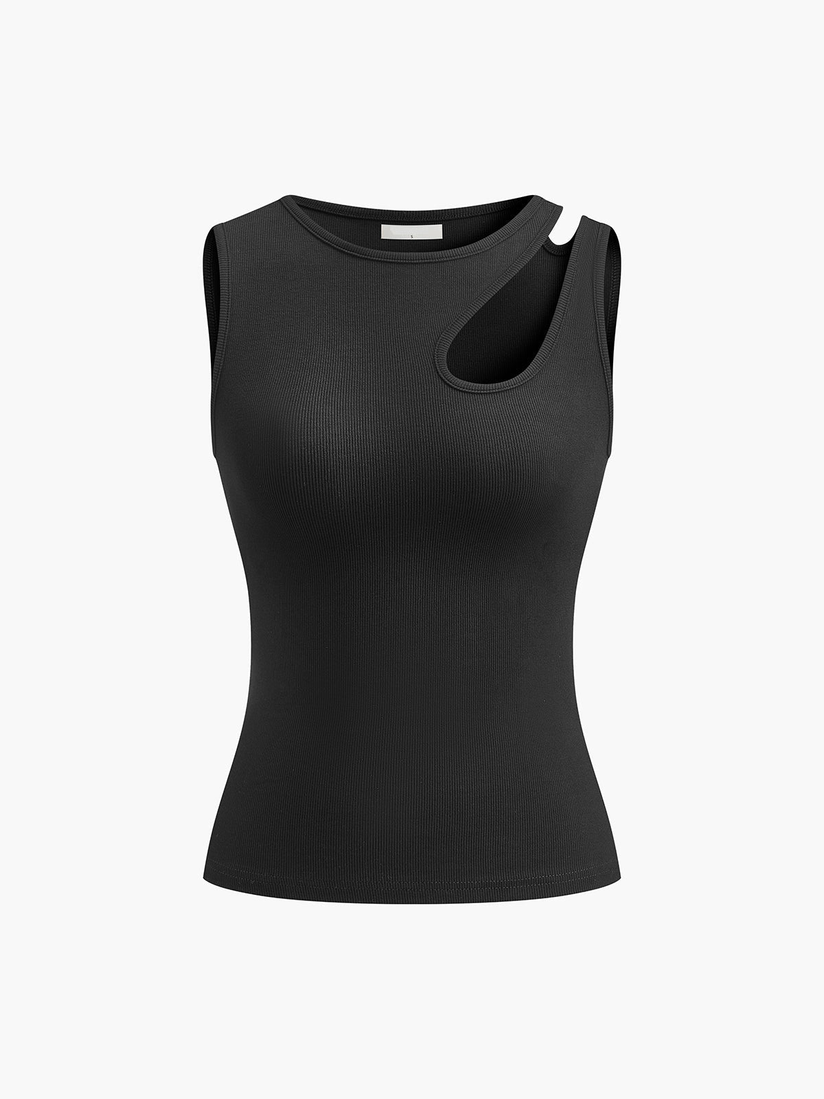 Asymmetrical cutout top