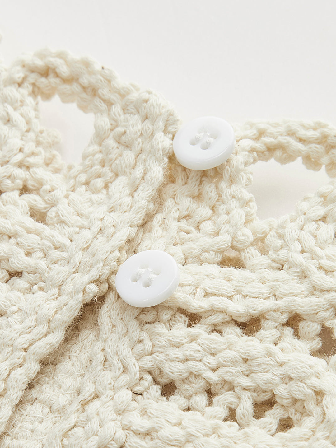 Sleeveless crochet lace top