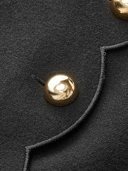 Scalloped hem shorts