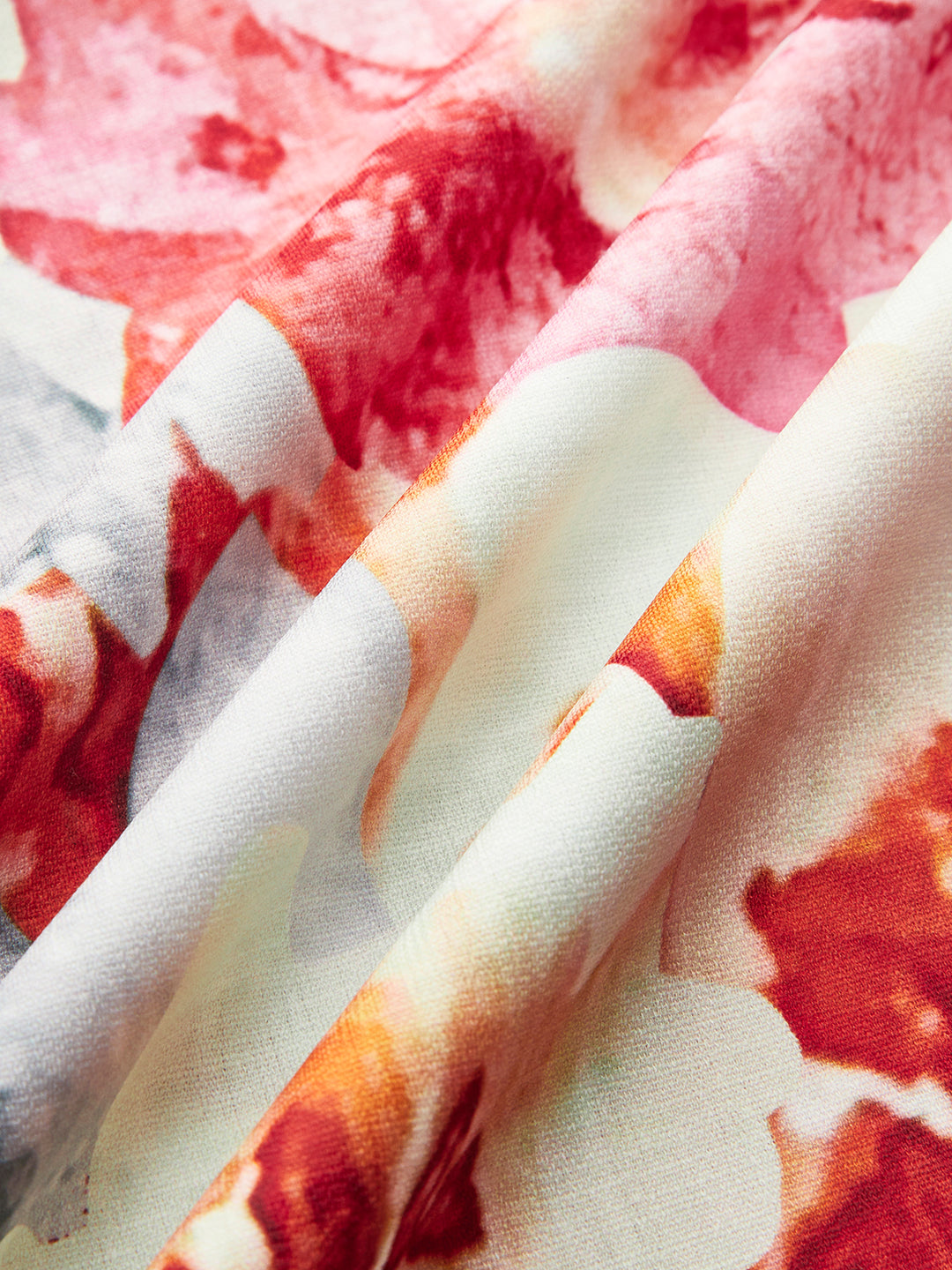 Floral print summer set with top and shorts