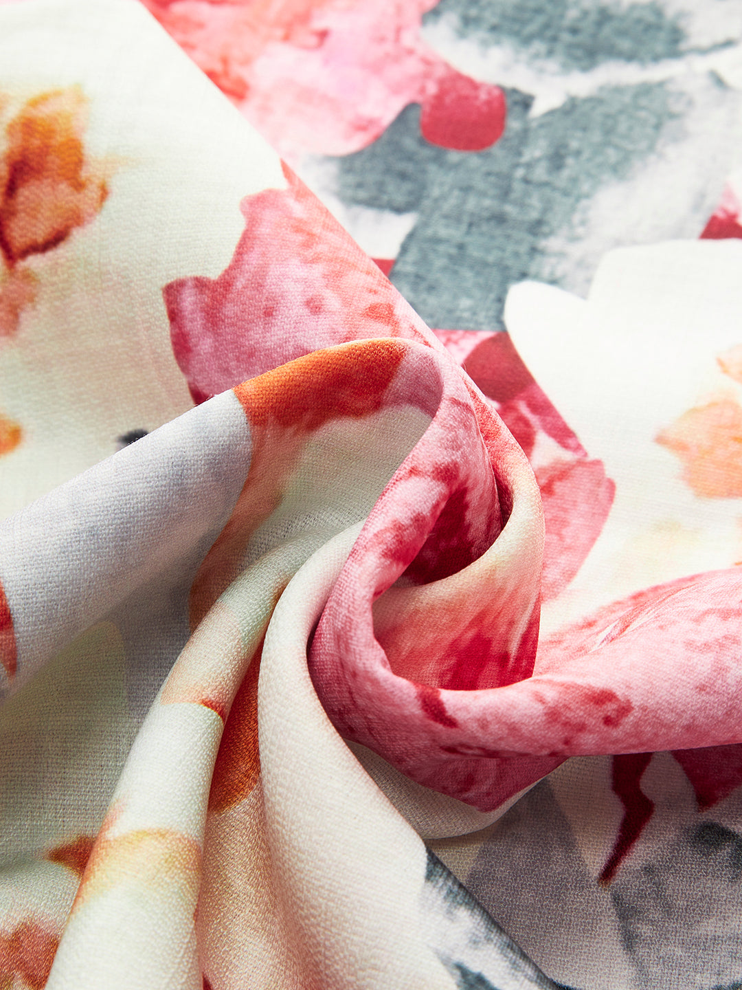 Floral print summer set with top and shorts