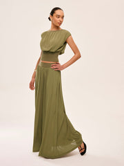 Set with loose top and long skirt