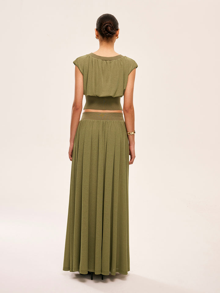 Set with loose top and long skirt