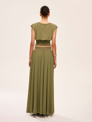 Set with loose top and long skirt