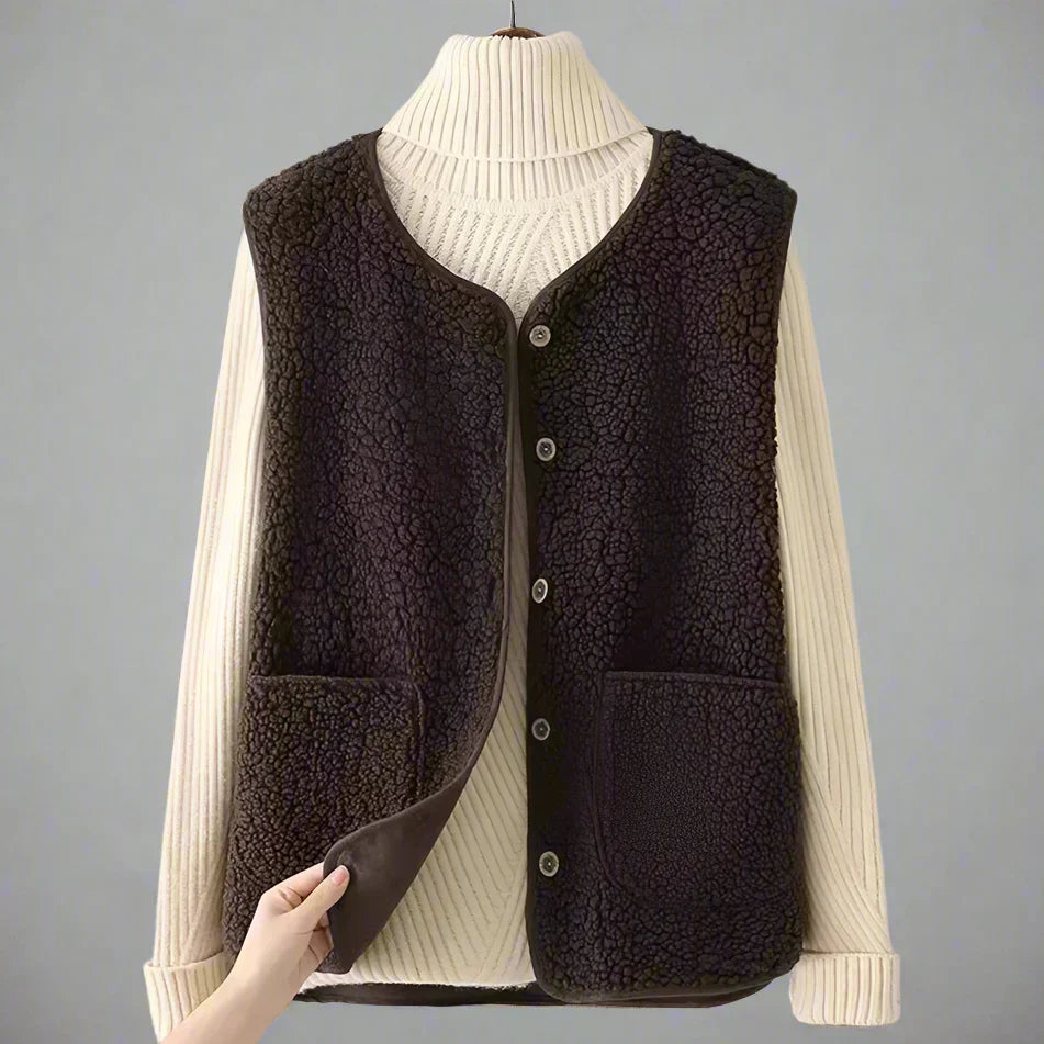 Klassisk varm ullväst