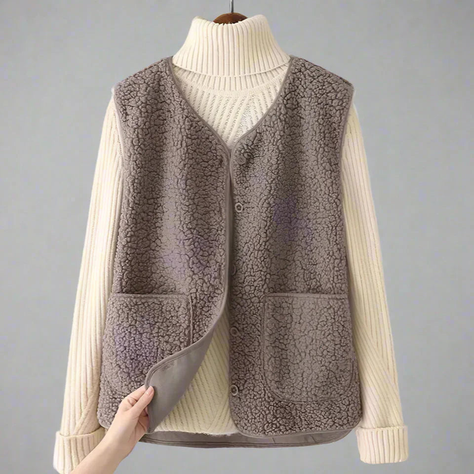 Klassisk varm ullväst