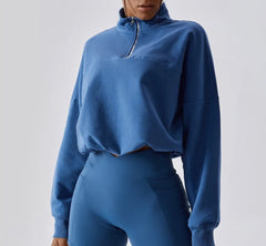 Sportig blus med justerbar midja