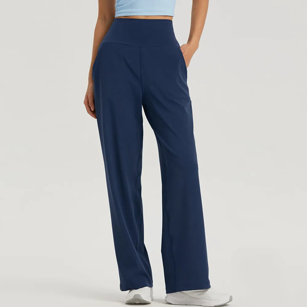 Löst sittande yogabyxor aktiva kläder