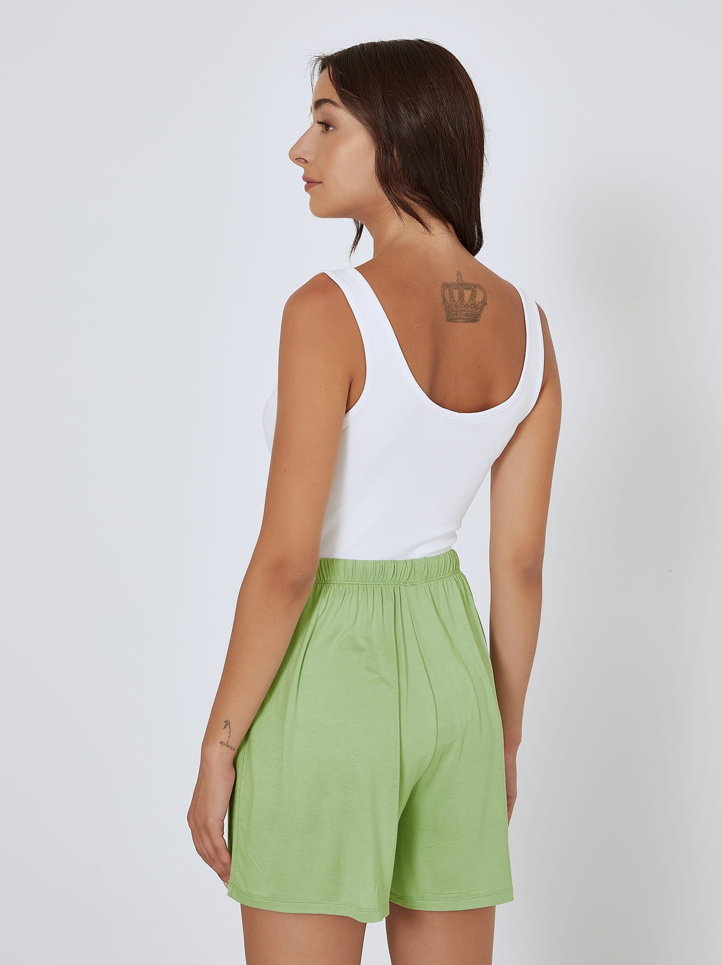 Drawstring lounge shorts