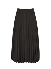 Pleated midi skirt