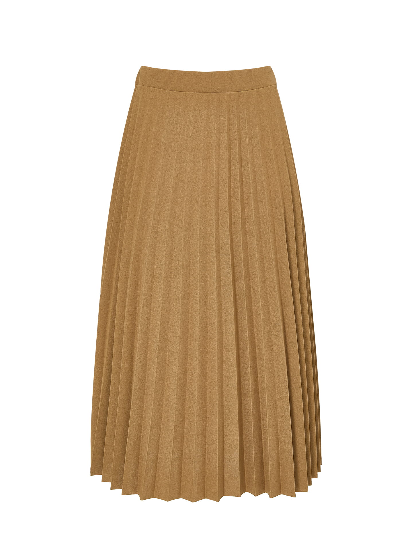 Pleated midi skirt
