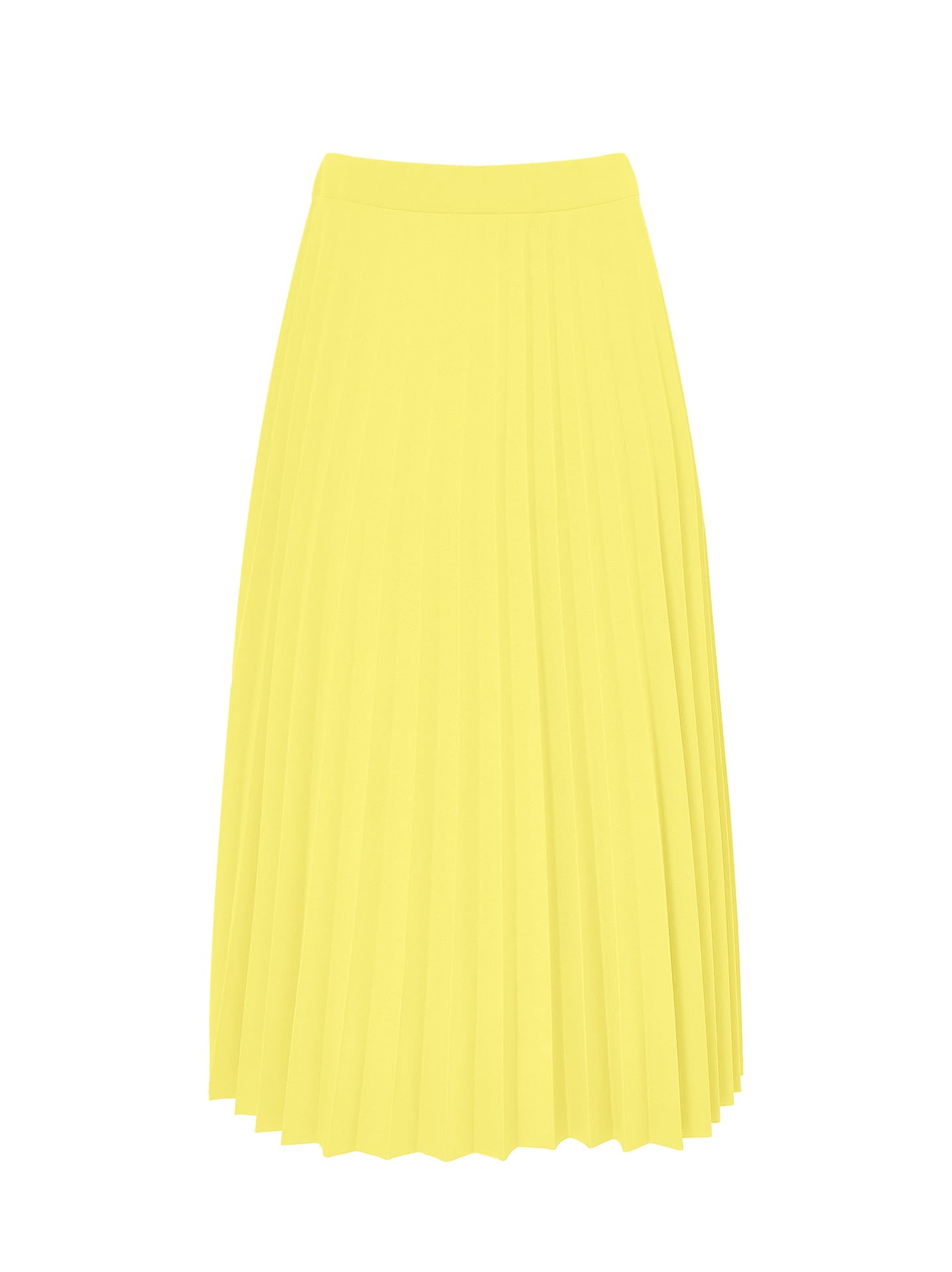 Pleated midi skirt