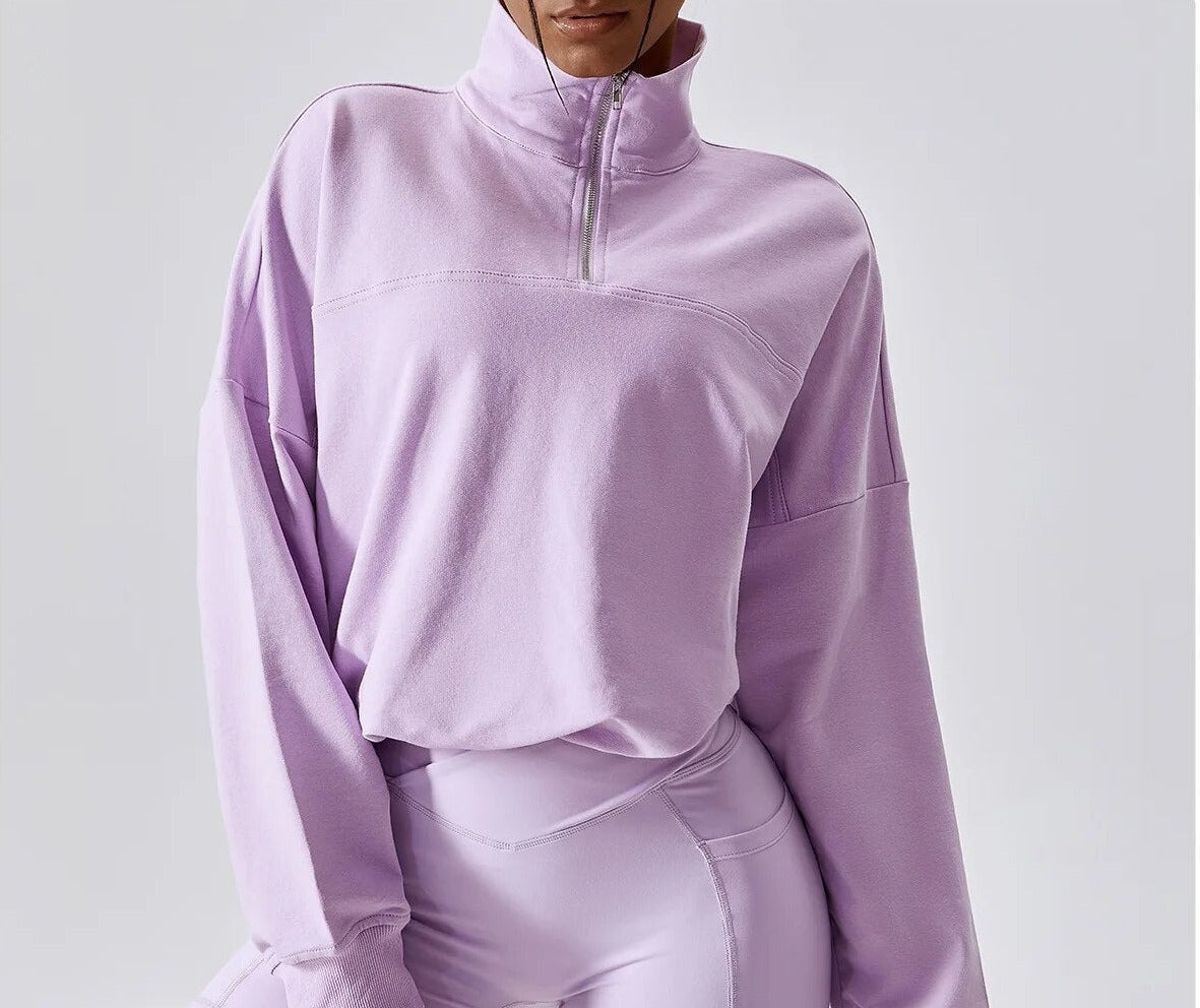 Sportig blus med justerbar midja