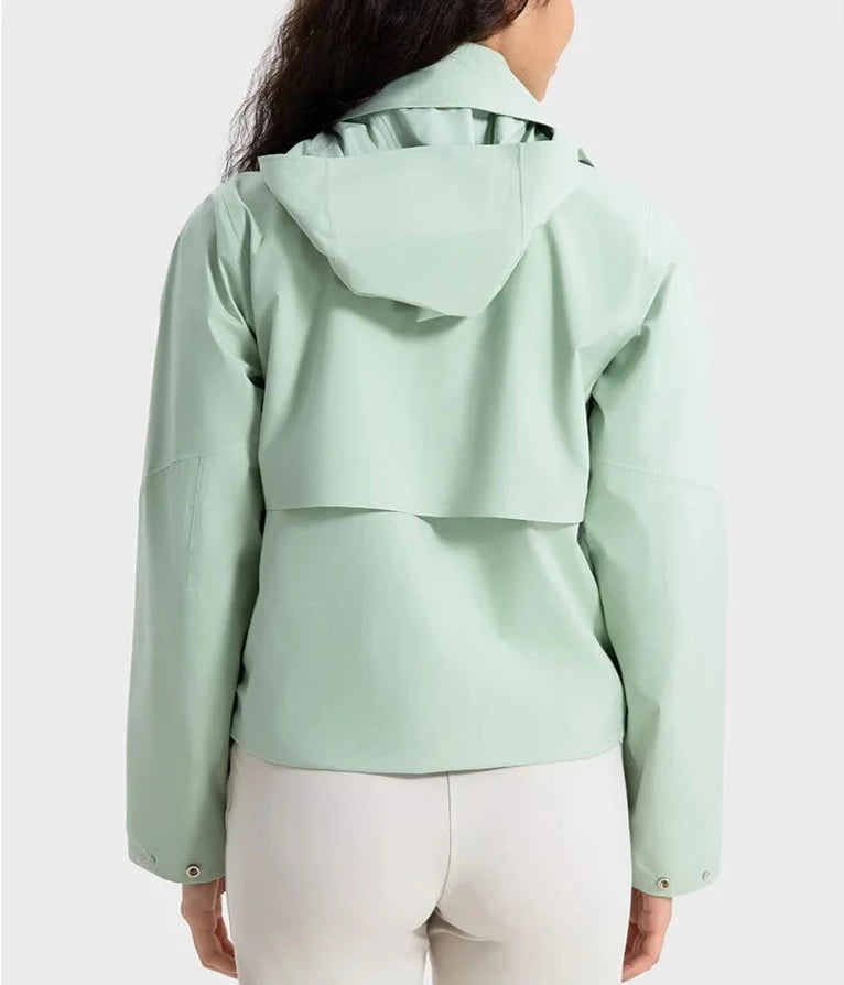 Vindtät, vattenavvisande justerbar krage varm jachet