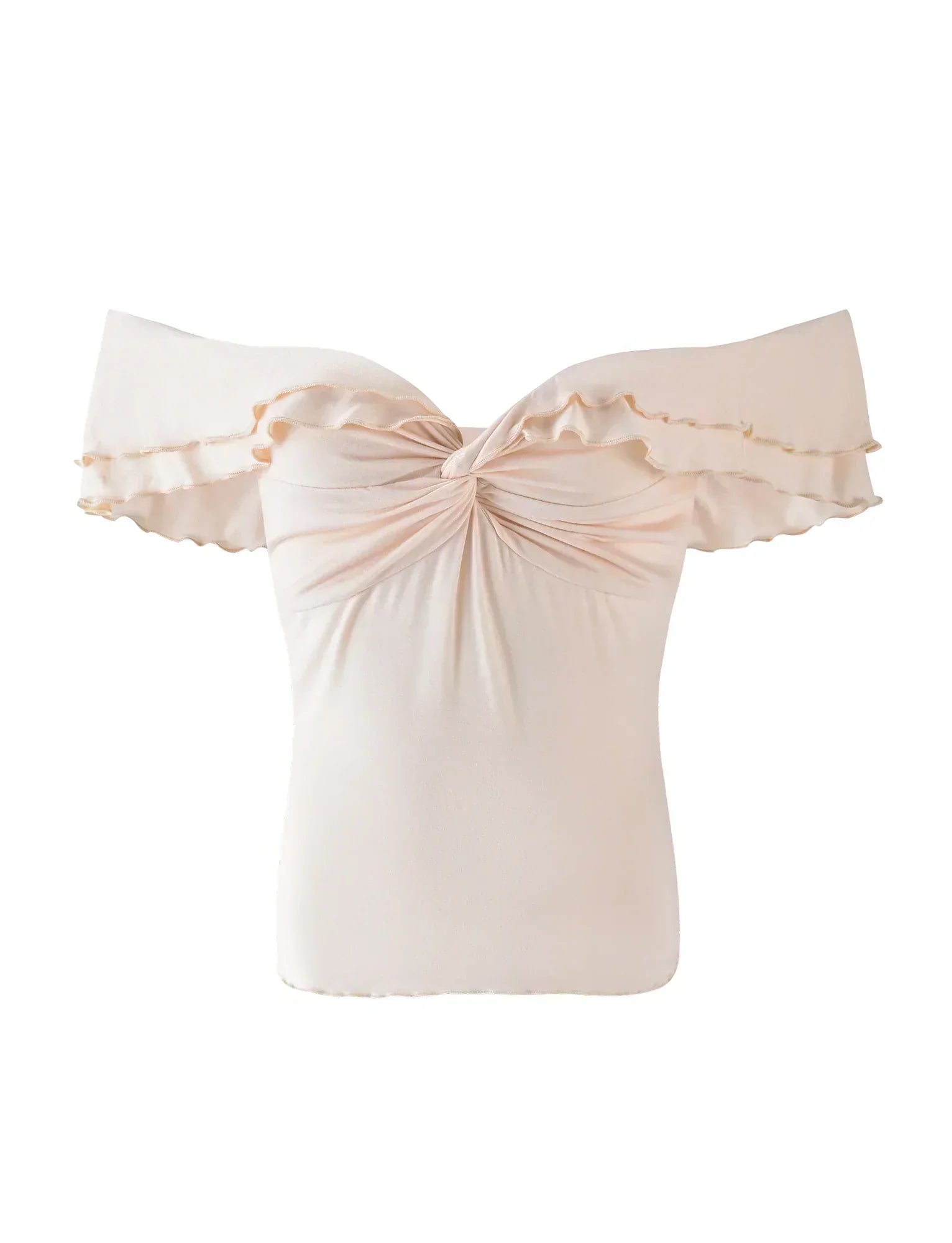 Twist-topp med lång kjol