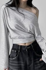 Nova casual off-the-shoulder top