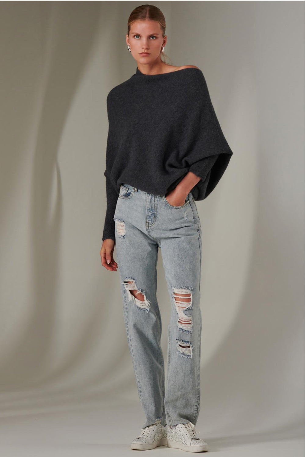 Marlowe batwing sleeve sweater